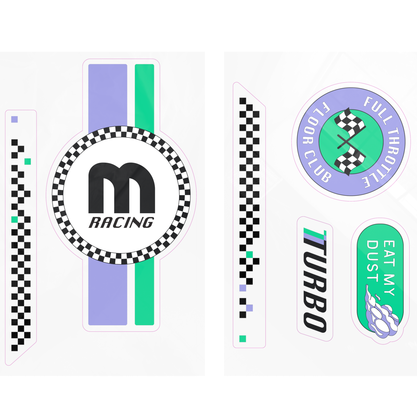Race Car Stickers