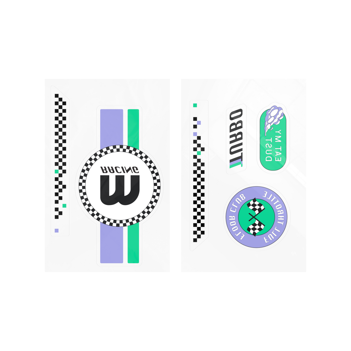 Racing Stripes Sticker Kit